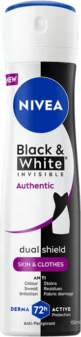 NIVEA Deo Спрей дамски Invisible on Black & White Authentic 250 ml