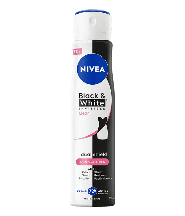 Invisible Black & White Clear